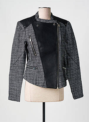 Veste casual col rond noir SALSA femme