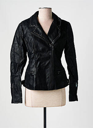 Veste casual col tailleur noir SALSA femme