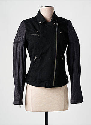 Veste casual finition intérieure doublée noir KAPORAL femme