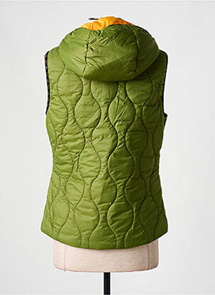 Doudoune poches a capuche vert RG512 femme