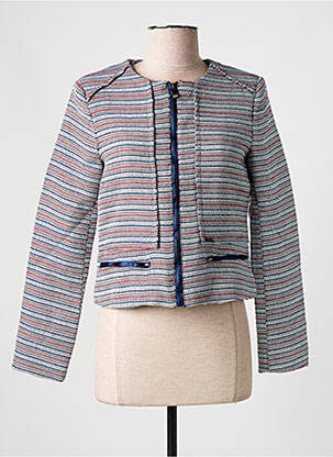 Veste casual col rond bleu SALSA femme