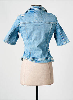 Veste casual col tailleur bleu SALSA femme