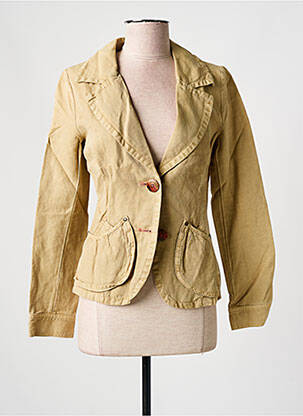 Veste casual col tailleur beige KAPORAL femme
