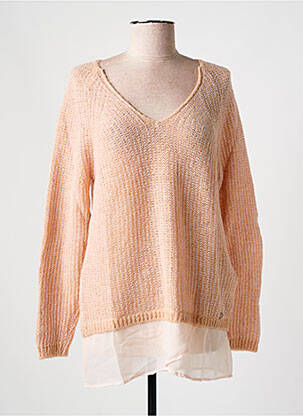 Pull coupe droite manches longues rose SALSA femme