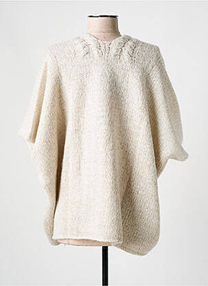Pull col v manches 3/4 beige SALSA femme
