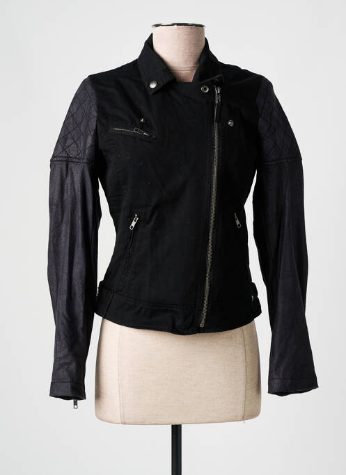 Veste casual finition intérieure doublée noir KAPORAL femme
