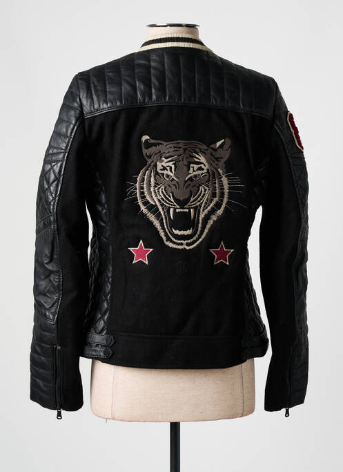 Blouson noir REDSKINS femme