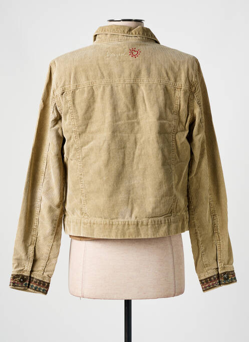 Veste casual beige DESIGUAL pour femme