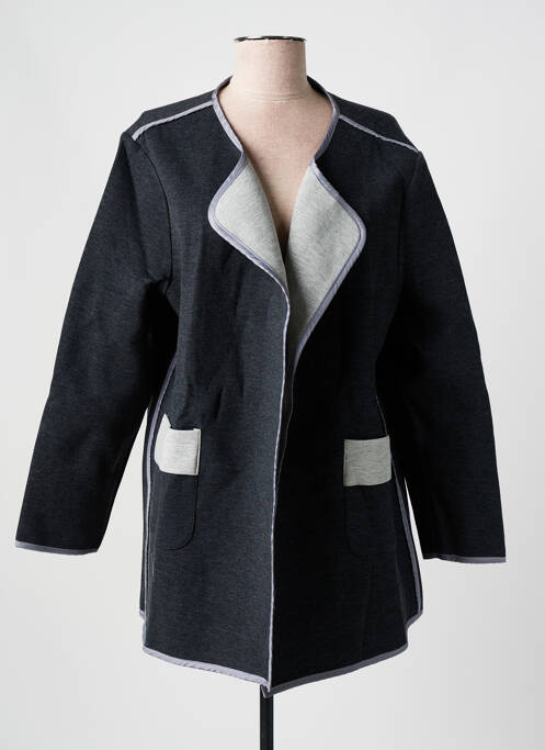 Veste casual gris EVANNA pour femme