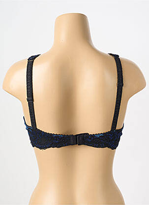 Soutien-gorge effet matière satinée haut soutien-gorge emboitant noir MANAÏS femme