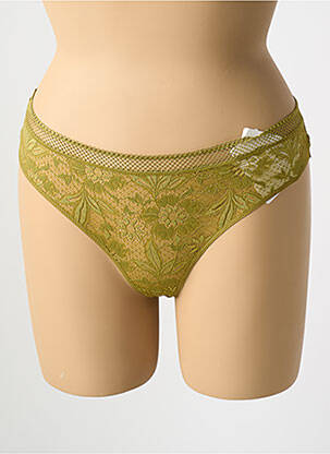 Culotte broderie vert SIMONE PERELE femme