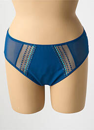 Culotte haute stretch bleu ELOMI femme