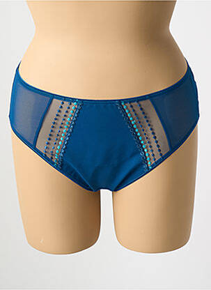 Culotte haute stretch bleu ELOMI femme