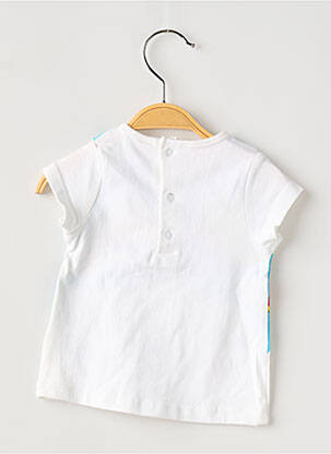 T-shirt coupe cintrée manches courtes blanc TUC TUC fille
