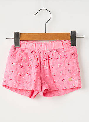 Short poches taille ajustable rose PETIT BATEAU fille