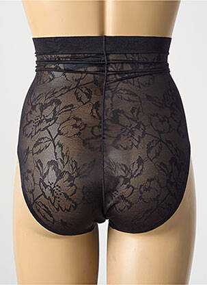 Culotte gainante légère et transparente noir BYE BRA femme