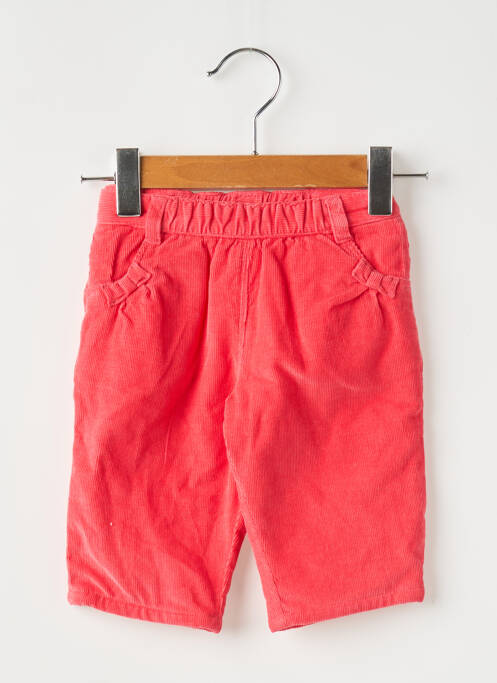Pantalon droit rouge PETIT BATEAU pour fille