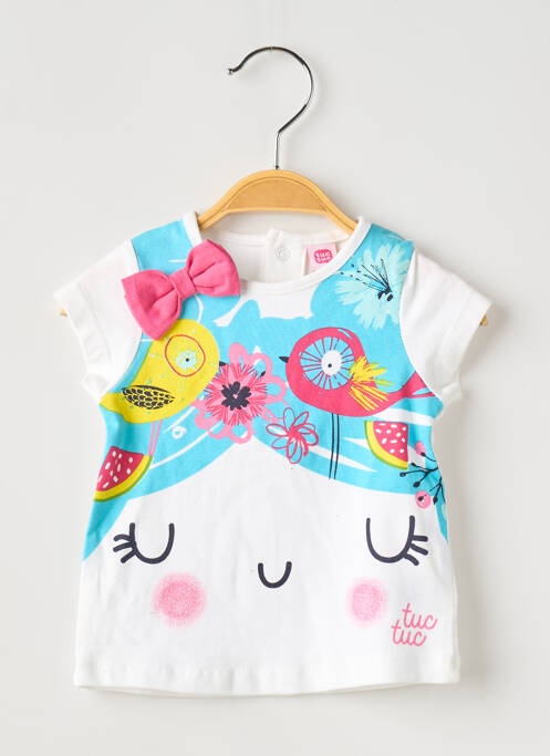 T-shirt blanc TUC TUC pour fille