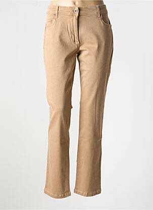 Jeans coupe slim stretch taille normale beige BETTY BARCLAY femme