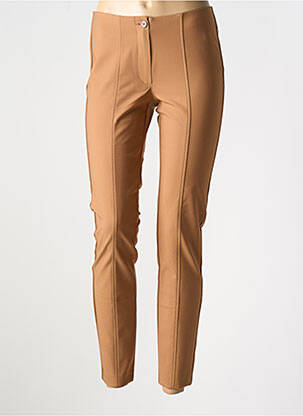 Pantalon slim taille haute taille haute marron BETTY BARCLAY femme