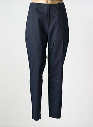 Pantalon chino tissage popeline taille normale bleu SCOTCH & SODA femme