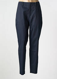 Pantalon chino tissage popeline taille normale bleu SCOTCH & SODA femme