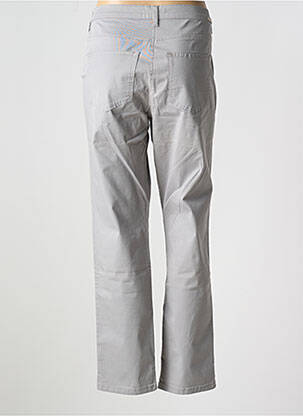 Pantalon slim tissage popeline taille normale gris BETTY BARCLAY femme
