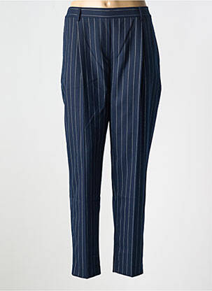 Pantalon chino slim taille haute bleu TOMMY HILFIGER femme