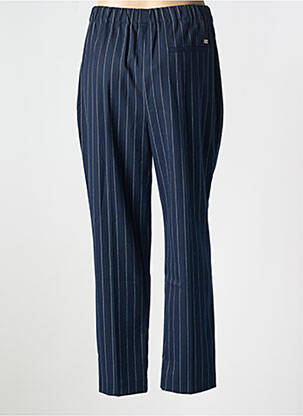 Pantalon chino slim taille haute bleu TOMMY HILFIGER femme
