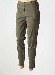 Pantalon 7/8 stretch taille normale vert TOMMY HILFIGER femme