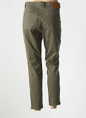 Pantalon 7/8 stretch taille normale vert TOMMY HILFIGER femme