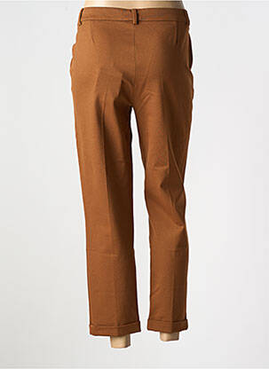 Pantalon 7/8 stretch taille normale marron LIU JO femme