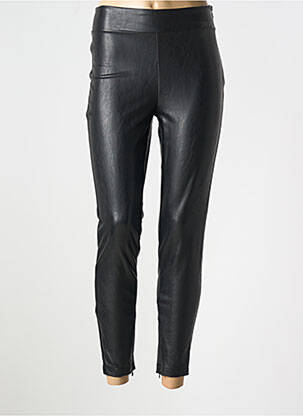 Pantalon 7/8 taille élastique taille normale noir GUESS femme