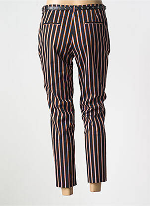 Pantalon 7/8 taille à pinces taille normale noir SCOTCH & SODA femme