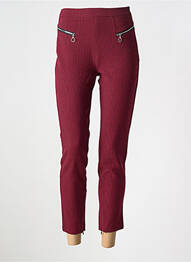 Pantalon 7/8 taille haute taille haute rouge GUESS femme