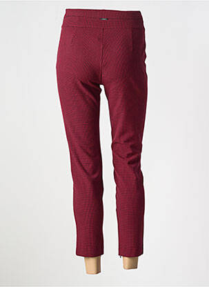 Pantalon 7/8 taille haute taille haute rouge GUESS femme