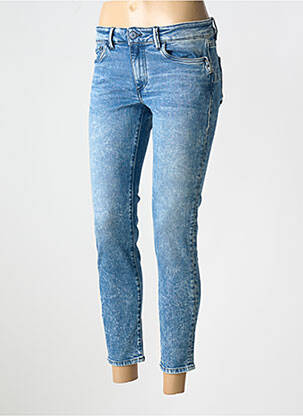 Jeans skinny stretch taille basse bleu SALSA femme