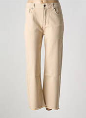 Jeans coupe droite beige LA FEE MARABOUTEE pour femme seconde vue