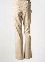 Pantalon slim beige BRUNO SAINT HILAIRE pour femme seconde vue