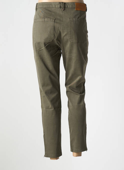 Pantalon 7/8 stretch taille normale vert TOMMY HILFIGER femme