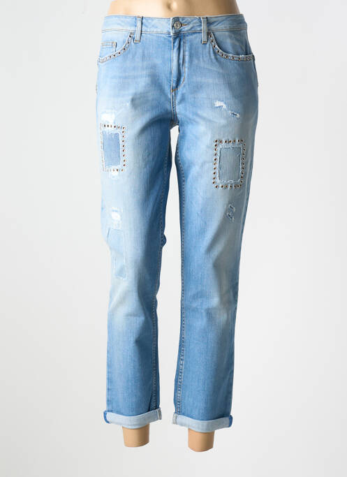 Jeans coupe droite bleu LIU JO pour femme