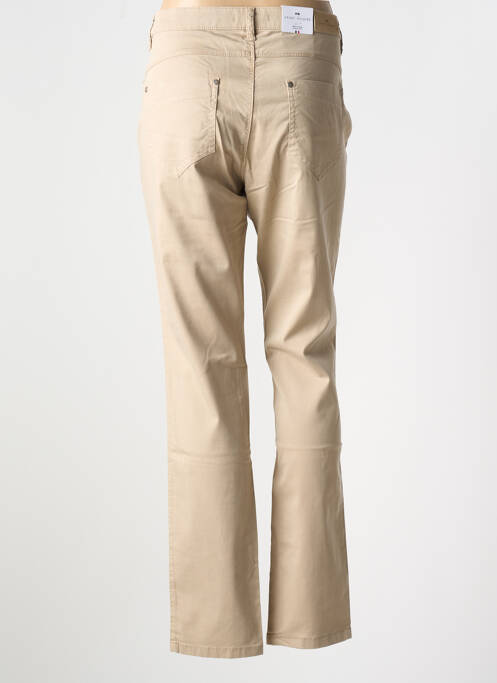 Pantalon slim beige BRUNO SAINT HILAIRE pour femme