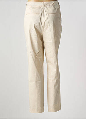 Pantalon chino tissage popeline taille normale beige SCOTCH & SODA femme