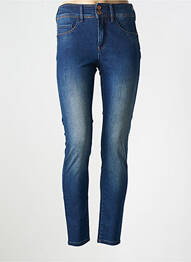 Jeans skinny taille haute taille haute bleu SALSA femme