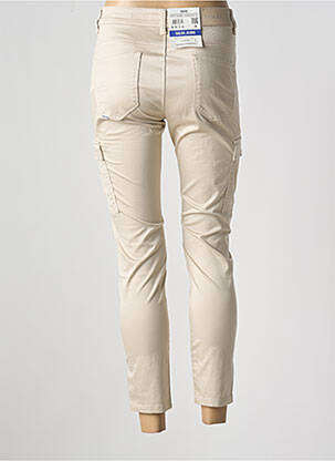 Pantalon cargo tissage popeline taille normale beige SALSA femme