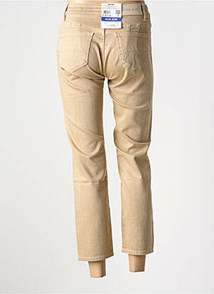 Jeans coupe slim stretch taille haute beige SALSA femme