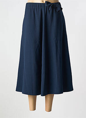 Jupe mi-longue coupe évasée bleu BETTY BARCLAY femme