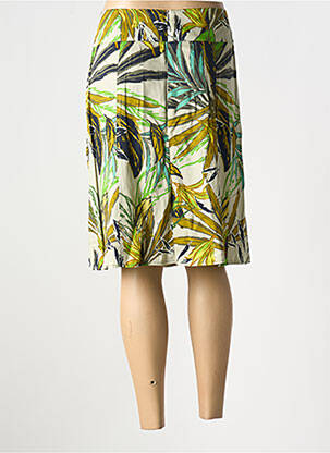 Jupe mi-longue stretch vert BETTY BARCLAY femme
