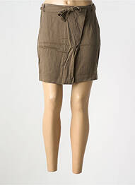 Jupe courte coupe droite vert I.CODE (By IKKS) femme