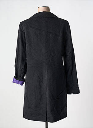 Manteau long coupe cintrée sans capuche noir BETTY BARCLAY femme